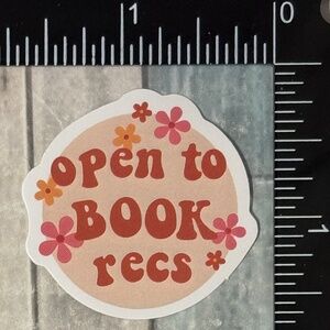 🌀10/$10🌀 Books Are My Love Language Reusable Waterproof Vinyl Sticker Decal